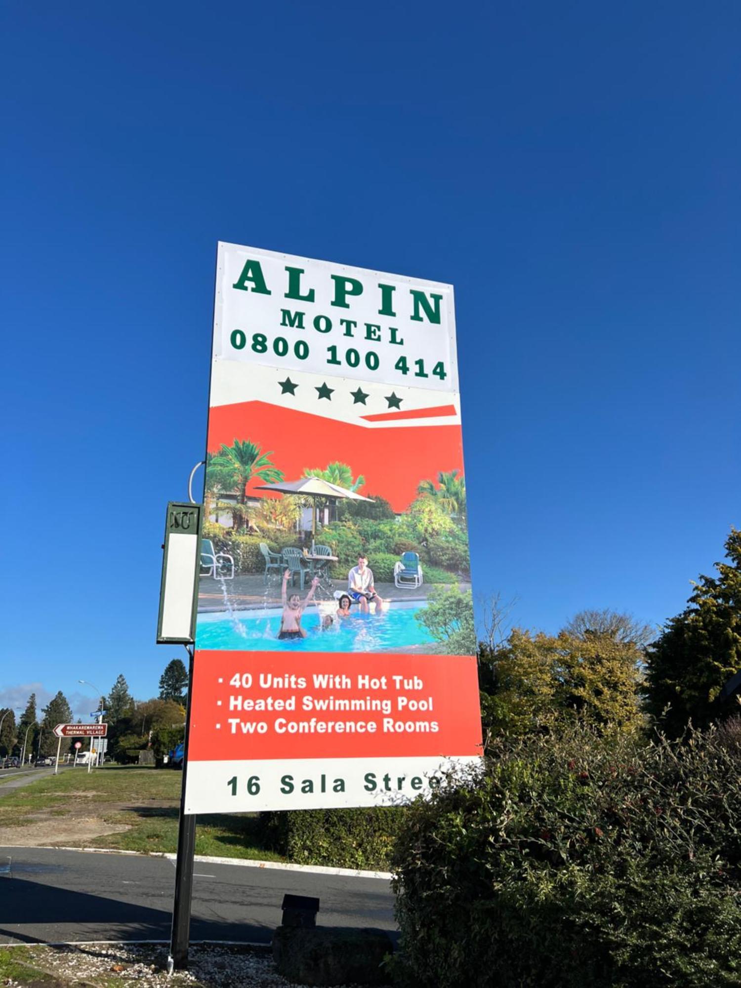 Alpin Motel & Conference Centre Rotorua Exterior photo